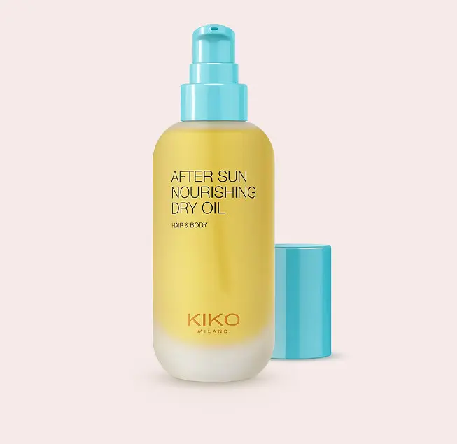 Cуха олія для тіла та волосся Kiko milano after sun nourishing dry oil 100 ml