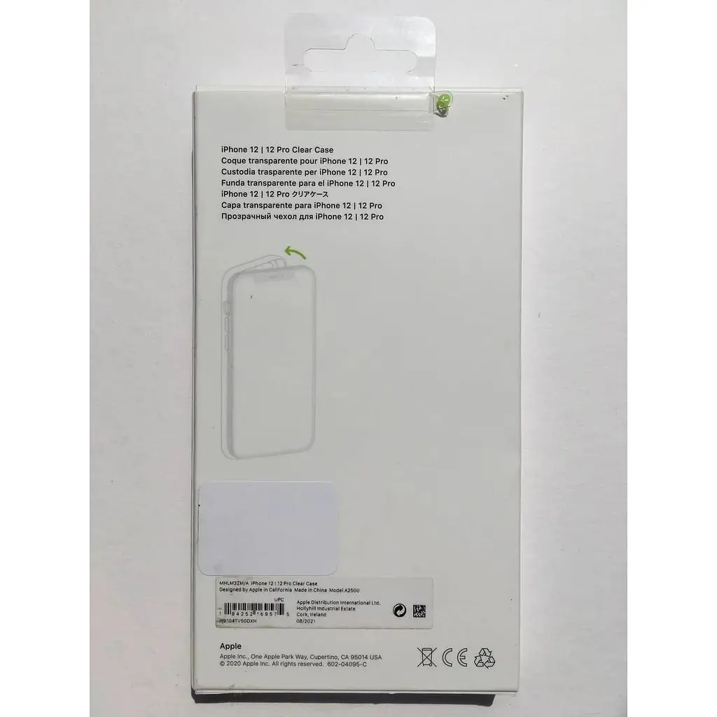 Оригинальный противоударный чехол Apple Clear Case MagSafe для iPhone 12 Pro (6.1") Прозрачный (MHLM3ZE/A) - фото 3
