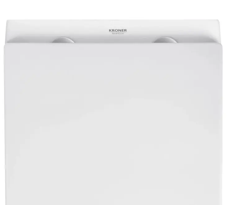Унітаз підвісний безобідковий Kroner Armada WHI513636 RIMLESS з сидінням Slim Duroplast / Soft-close / Quick relase (KA513636WHIR) (CV029610) - фото 9