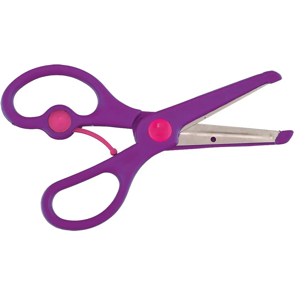 Ножницы детские ZiBi Baby Line с возвратным механизмом 135 мм (ZB.5003) - фото 3