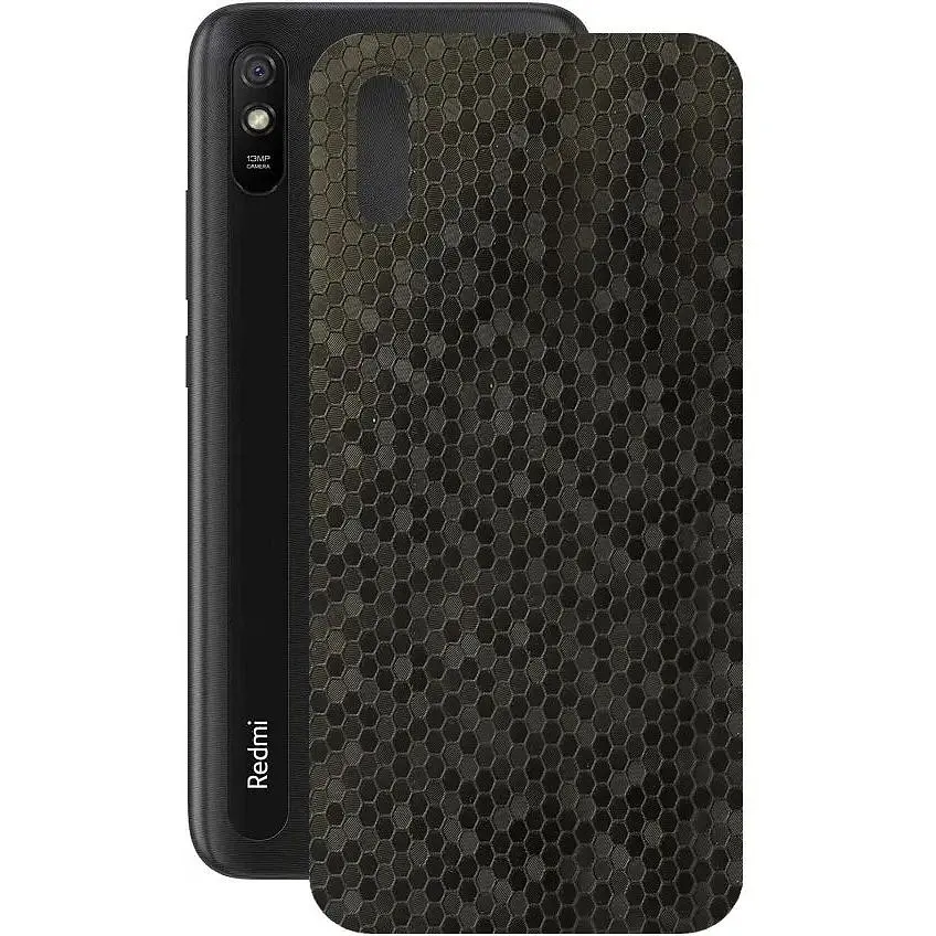 Захисна плівка StatusSKIN для Xiaomi Redmi 9A Sport 2021 Корпус Вініл Соти чорні - фото 1