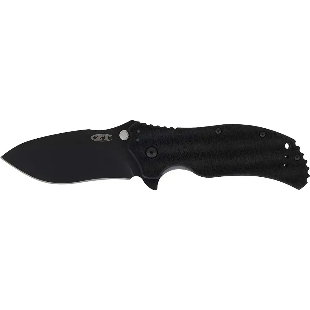 Ніж ZT 0350 Matte Black Folder - фото 2