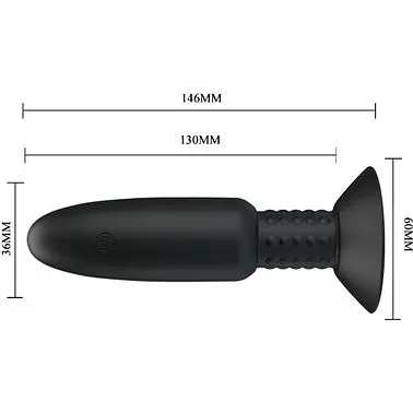 Анальна пробка DREAM TOYS SPIRAL PLUG SINGLE SPEED PLUG Baile BI-040073W 95515 - фото 3