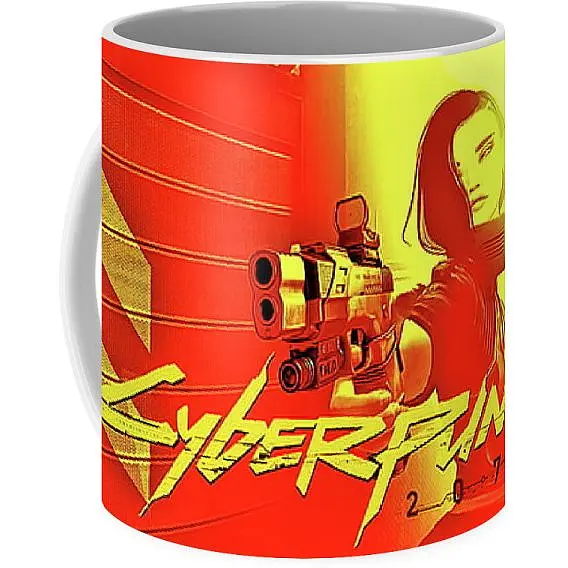 Кружка GeekLand Cyberpunk 2077 Киберпанк 2077 girls CY 02.574 330 мл белая - фото 3