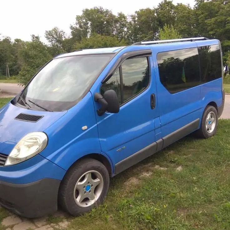 Дефлектори вікон вітровики Renault Trafic 2001-2014 скотч SunPlex (SP-S-61-5) - фото 3