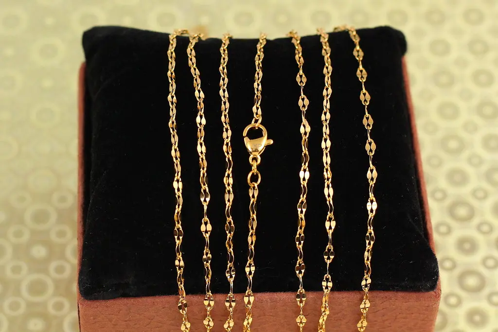 Ланцюг Xuping Jewelry Лезо 50 см 2,5 мм золотистий