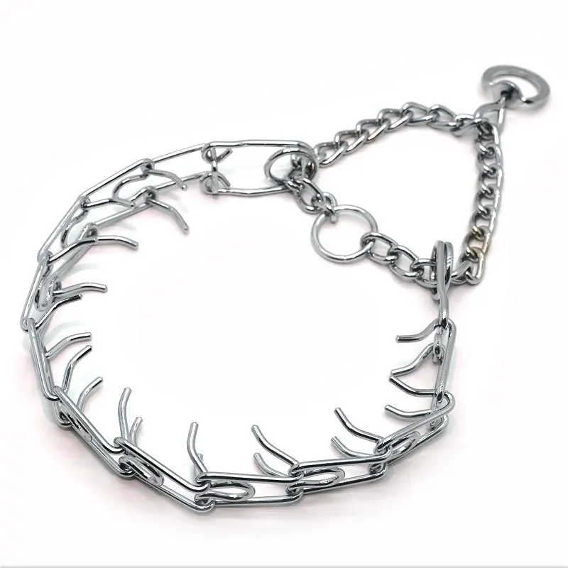 Нашийник зашморг для собак Zoo-hunt суворий економ хромовий ХЖЧ 2,5 мм 45 см - фото 2