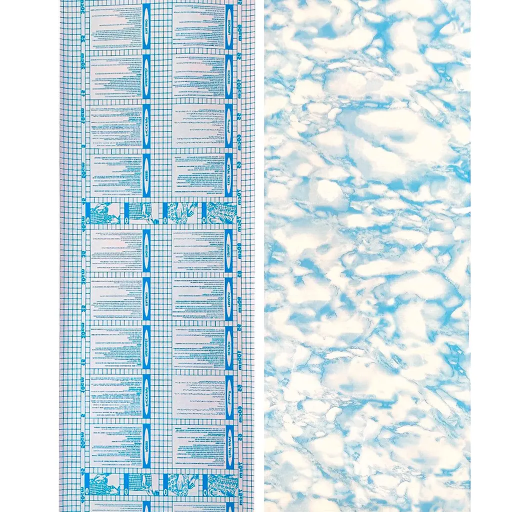 Самоклеющаяся пленка Sticker Wall голубой мрамор 0.45х10м SW-00000815 - фото 3