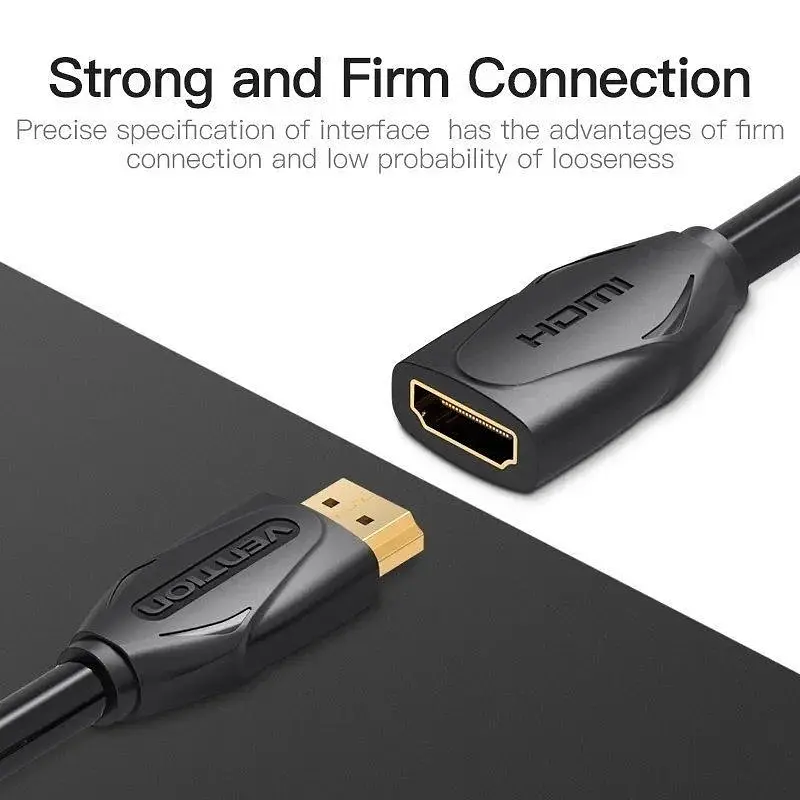 Подовжувач HDMI тато - HDMI мама 2 метра Vention VAA-B06-B200 - фото 10