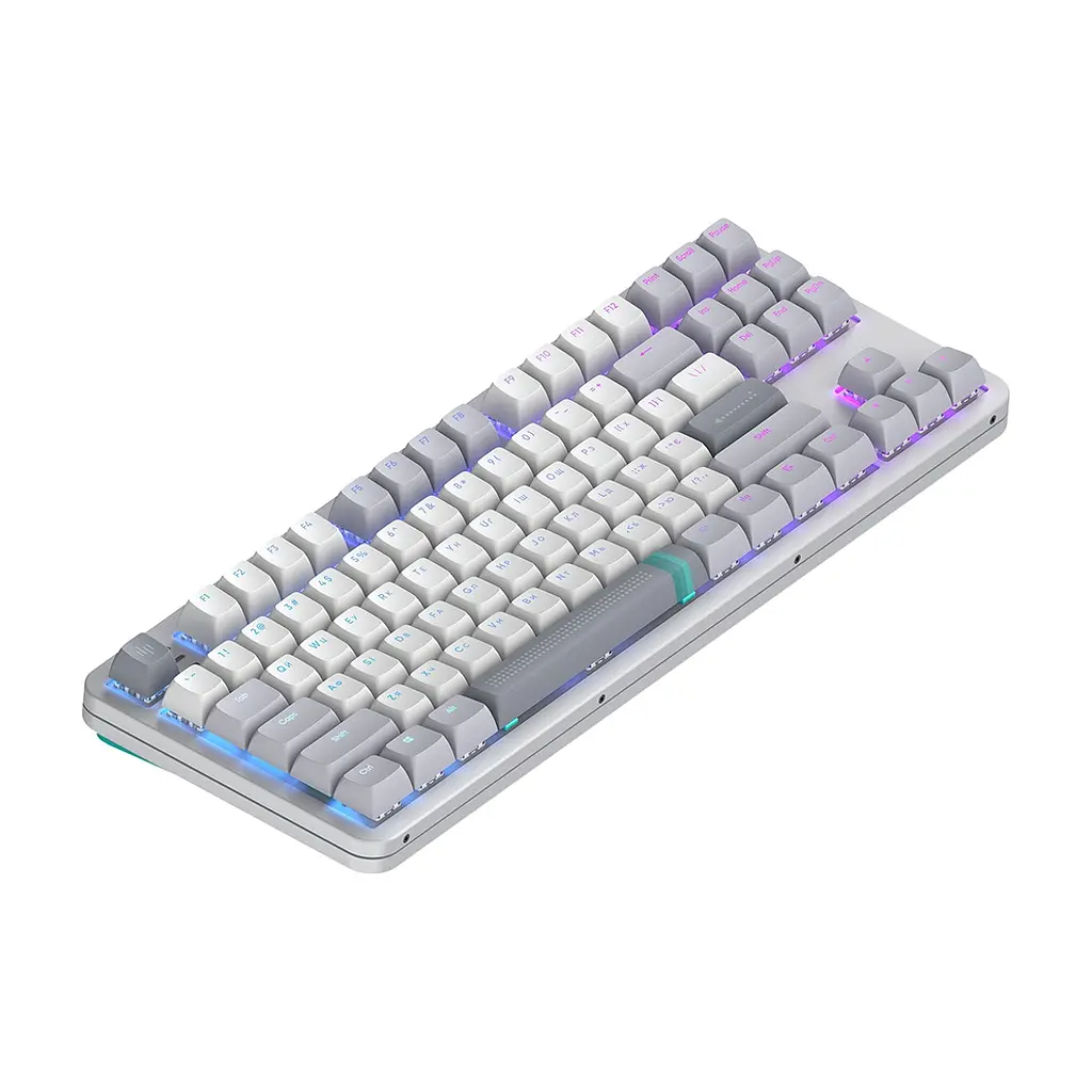Клавіатура Dark Project ALU87 Daylight ABS RGB Mech G3MS Zircon White/Grey (DPKB_DAYLIGHT_87_ANSI_UA) - фото 5