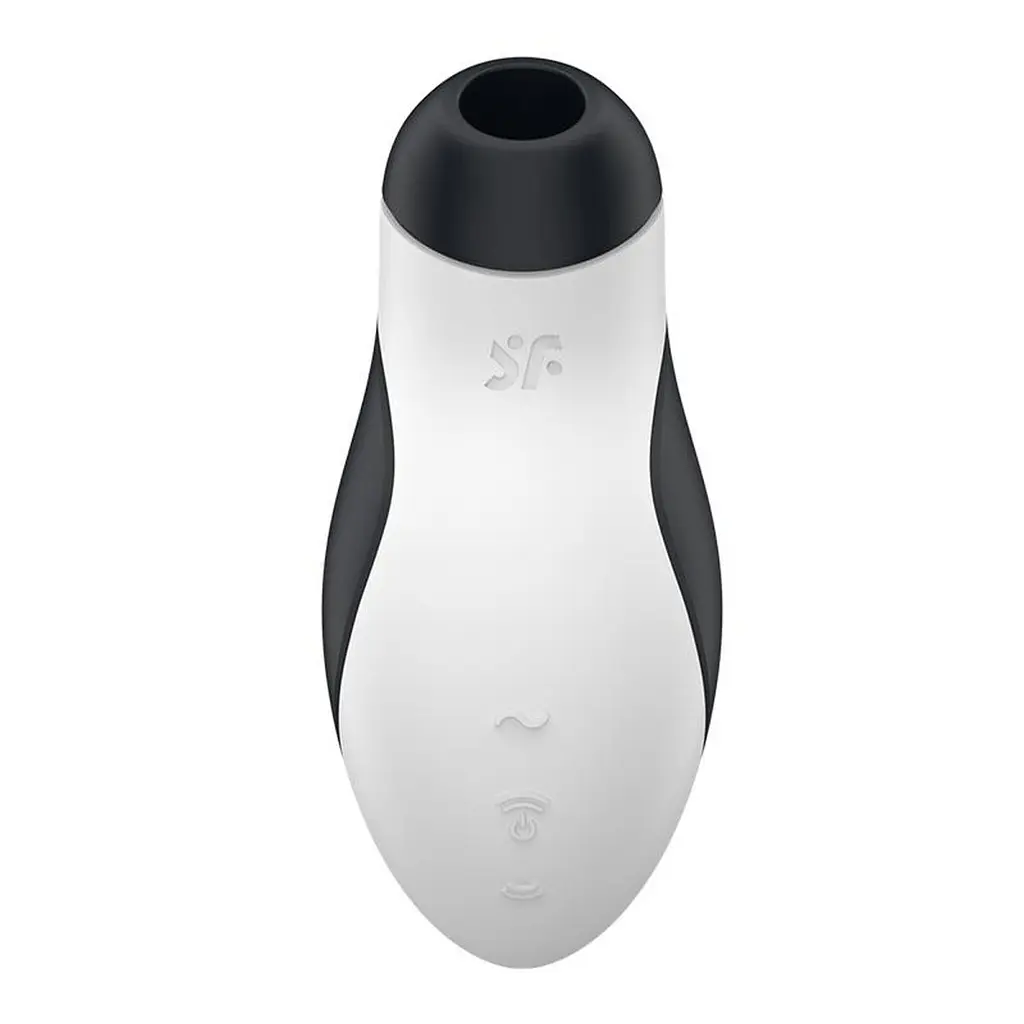 Стимулятор Satisfyer Orca Вакуумний клітора з вібрацією, 11.5 см чорний з білим - фото 2