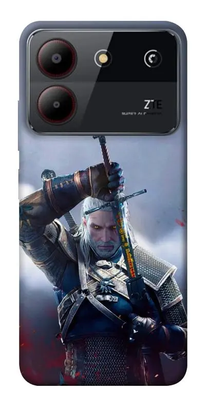 TPU чохол Demsky The witcher gerald для ZTE Blade A54 4G