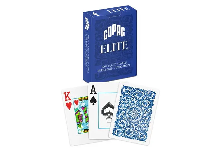 Карти гральні United States Playing Card Company Copag Elite 100% Plastic Jumbo Index (в асортименті) (ВР_КГКЕ100) - фото 13