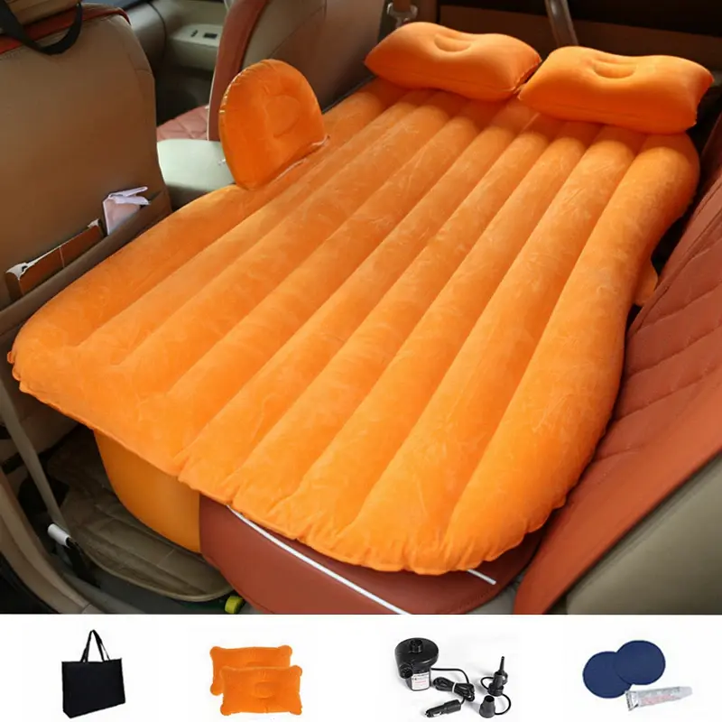 Надувний автомобільний матрац на заднє сидіння з подушками Car mattress - фото 2