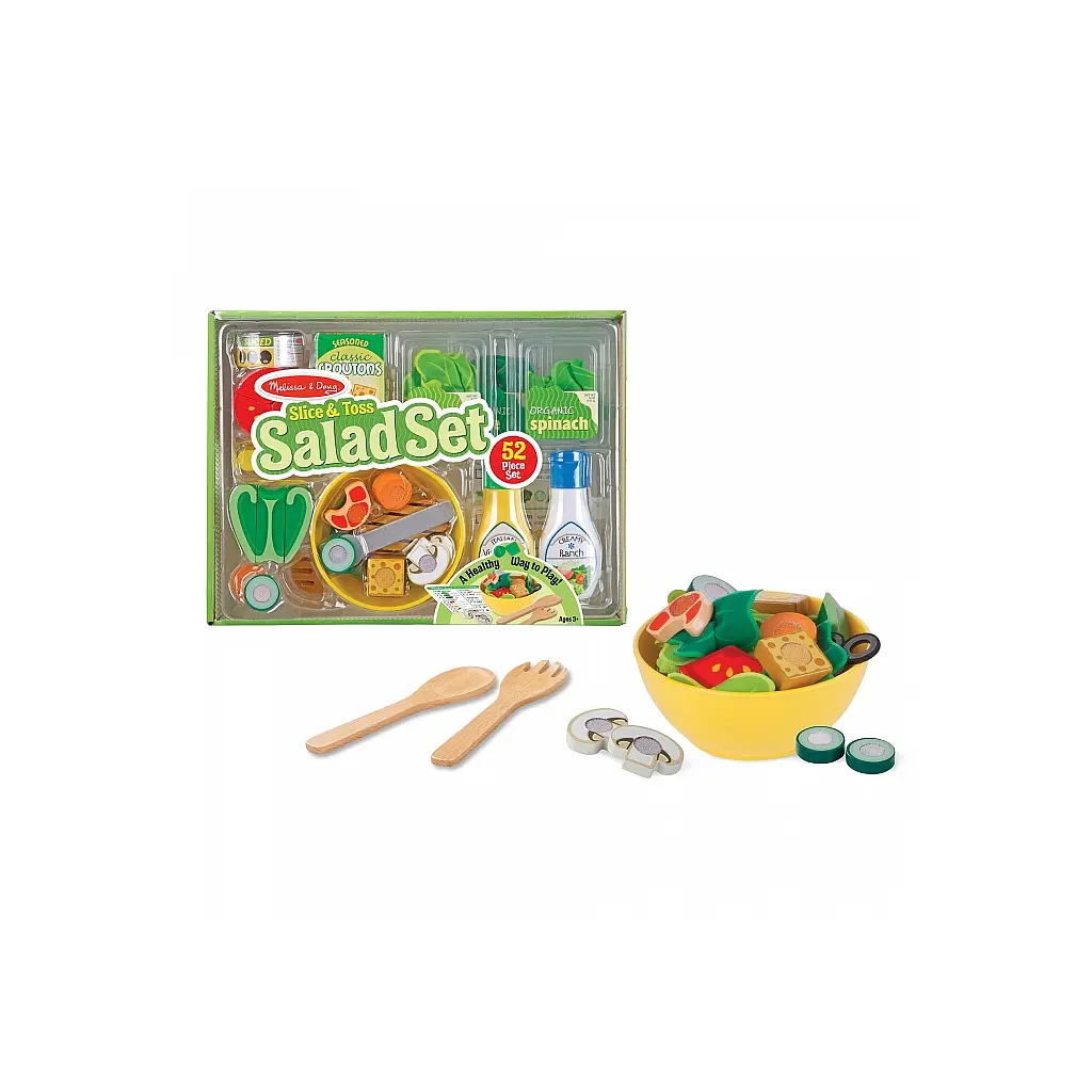 Ігровий набір Melissa & Doug Нарізка салату (MD19310) - фото 5