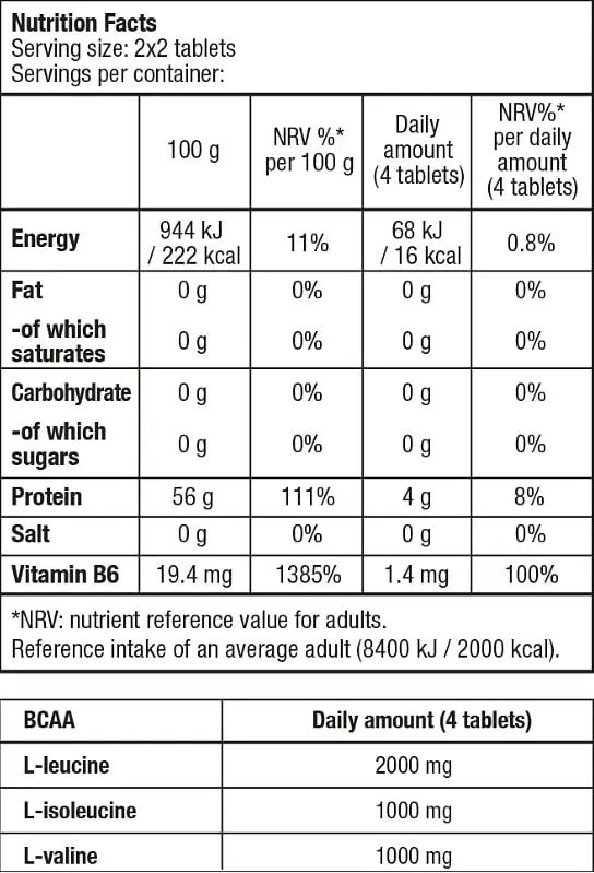 BCAA USA BCAA+B6 340 таблеток BioTech vit0006732 - фото 2