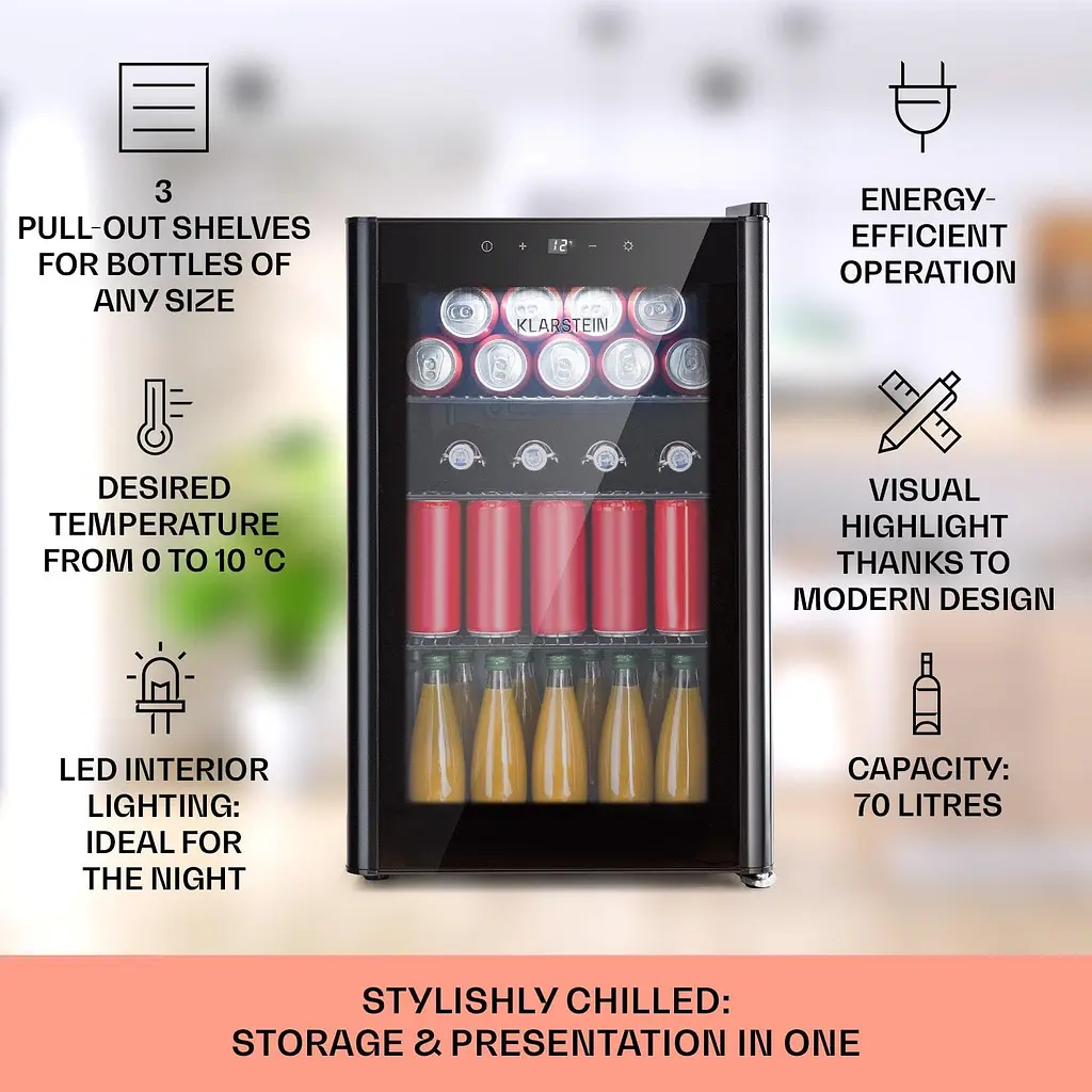 Холодильник для напитков Klarstein Beercave 70 (10046067) - фото 2