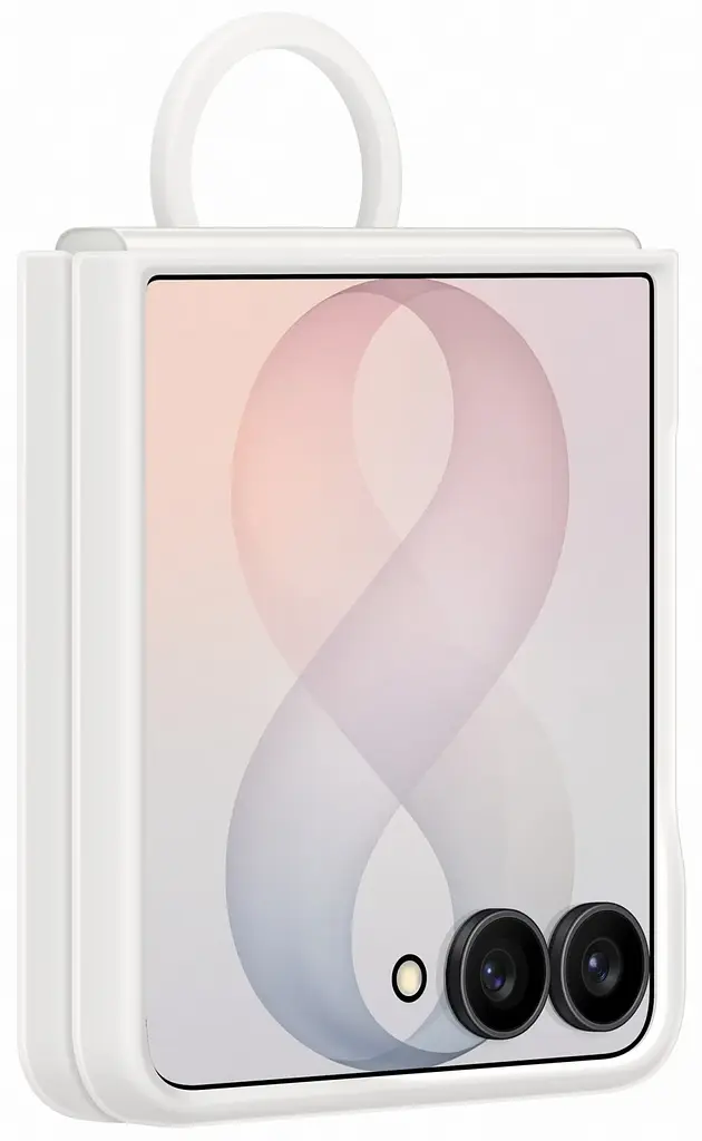 Чохол Samsung Flip 8 Silicone Ring Magnet Case EF-EF776CWEGUA White (7292254) - фото 4