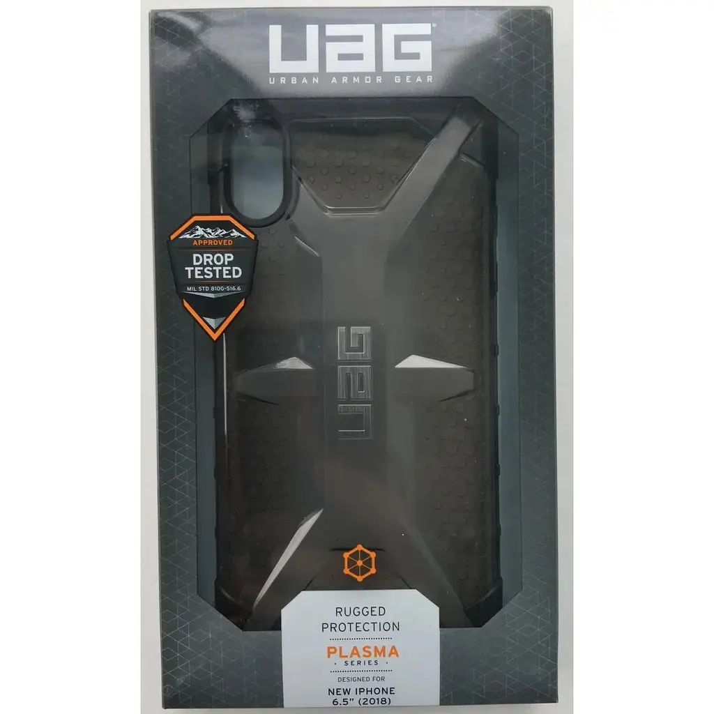 Оригинальный противоударный чехол UAG Plasma Original (111103113131) для iPhone XS Max (6.5") Ash - фото 2