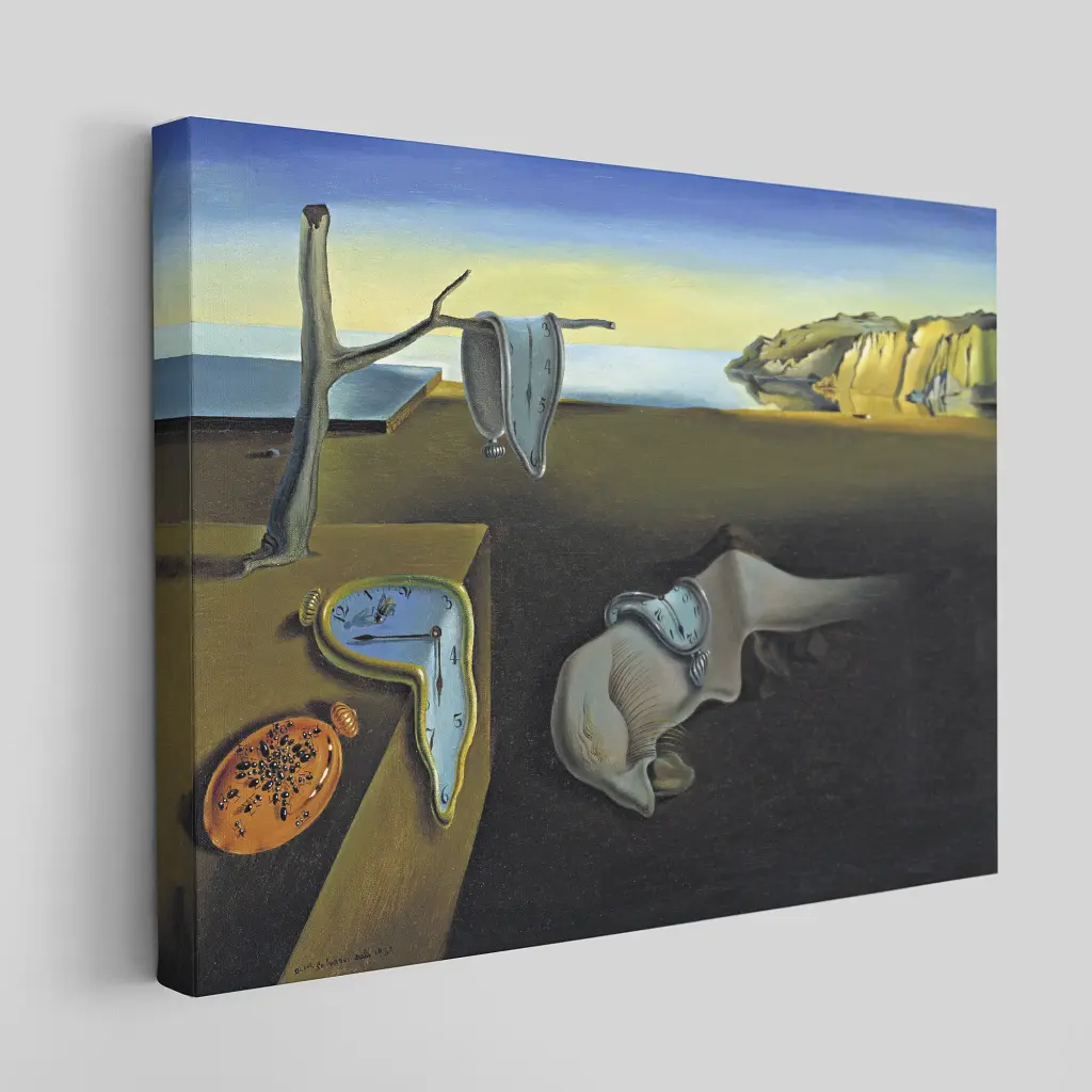Інтер'єрна картина Постійність пам'яті, Сальвадор Далі, Salvador Dalí, Persistence of Memory, інтер'єрний декор, 45×60 см (id6356) - фото 3