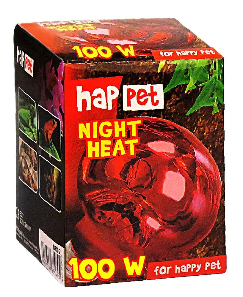 Лампа нічна для обігріву Terra Night Heat Red, 100W Happet, (BR04) - фото 3