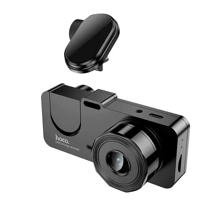 Автомобільний відеореєстратор HOCO DI63, Black, Box - фото 5