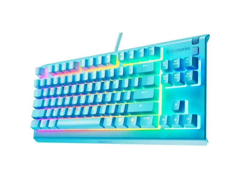 Клавіатура SteelSeries Apex 3 TKL UA Aqua (64933) - фото 2