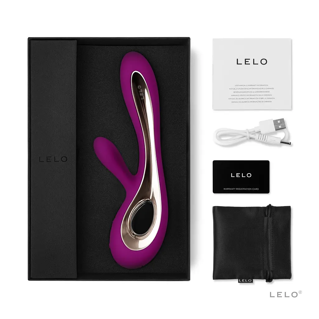 Вібратор-кролик LELO Soraya 2 Deep Rose, 12 режимів вібрації, до 4 годин роботи - фото 2