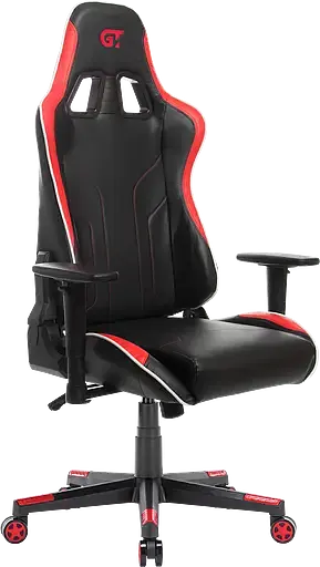 Геймерское кресло GT Racer черное с красным (X-2528 Black/Red) - фото 5