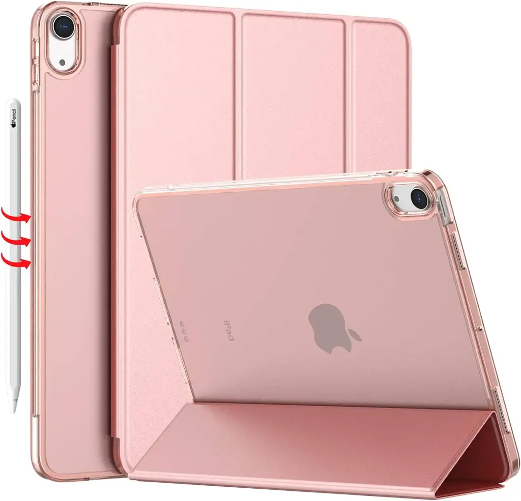 Чохол BeCover Tri Fold Hard для Apple iPad Air 11" M2 2024 Pink (711416) - фото 2