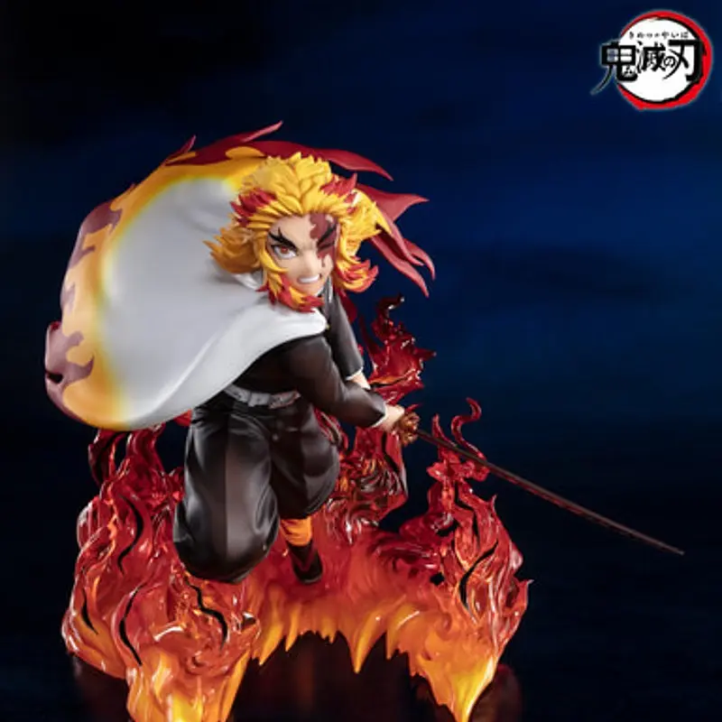 Фігурка Клинок розсікаючий демонам Кедзюро Ренгоку Demon Slayer Kyojuro Rengoku 15 см WST DS KR 01 - фото 4