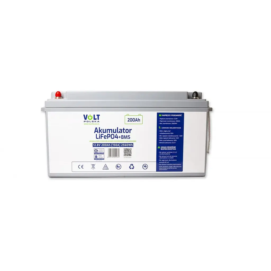 Акумуляторна батарея Volt Polska LiFePO4 12.8V 200Ah 150А + BMS - фото 2