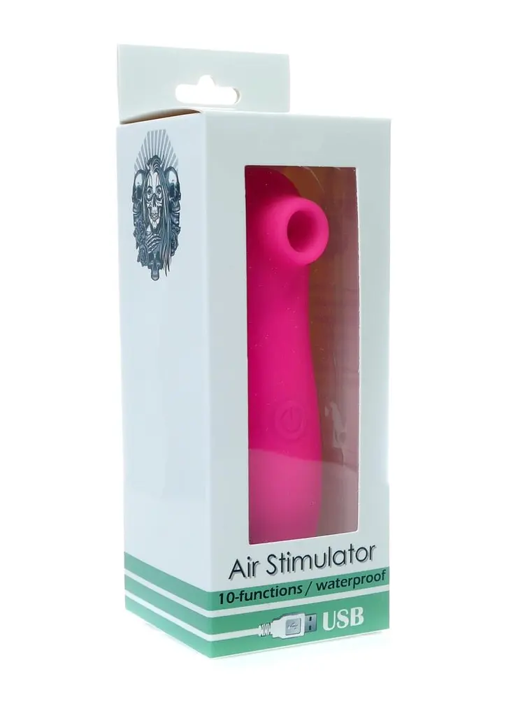 Вакуумный стимулятор клитора Boss Series Air Stimulator розовый - фото 7