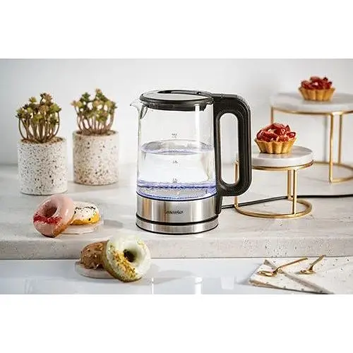 Стеклянный электрический чайник Mesko MS 1301 1.7 л - фото 8