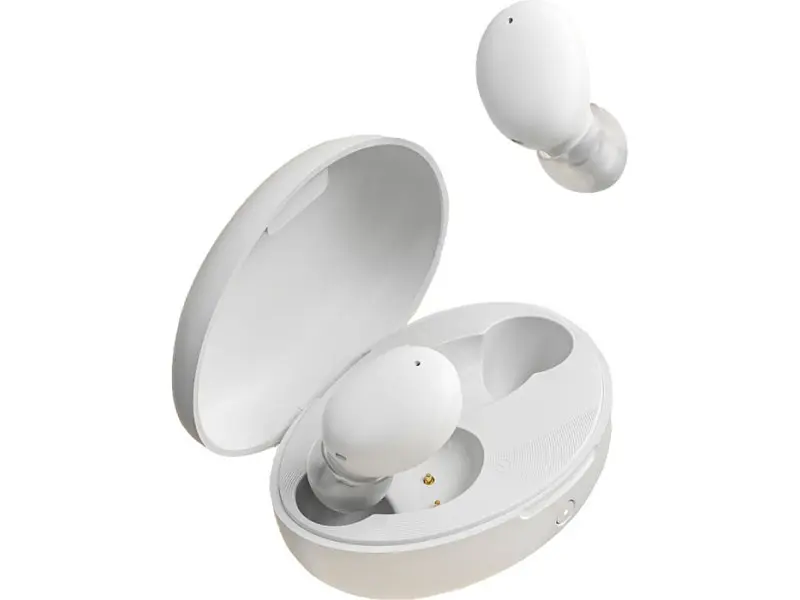 Навушники TWS (повністю бездротові) QCY T16 White - фото 2