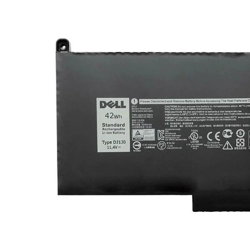 Акумулятор для ноутбука Dell 7280 7290 E7280 E7290 7380 7390 E7380 E7390 7480 7490 E7480 E7480 (DJ1J0 11.4V 42Wh) - фото 2