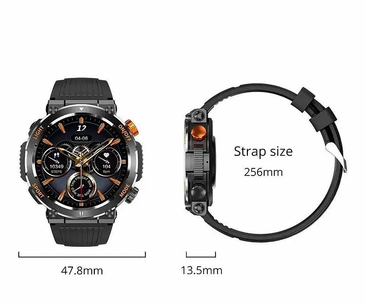 Смарт-годинник COLMI V68 1,43'' AMOLED black - фото 2