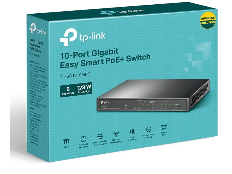 Комутатор TP-LINK TL-SG1210MPE Smart - фото 3