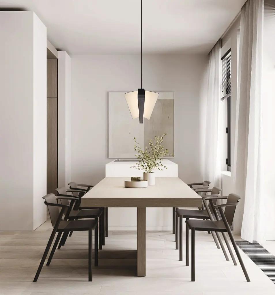 Підвісний світильник Skarlat RHL77017 35W WH+BK 4000K - фото 4