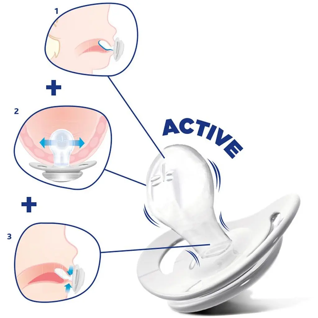 Силіконова пустушка Chicco Physio Comfort, 6-16 міс., блакитна (74913.21.00.00) - фото 3