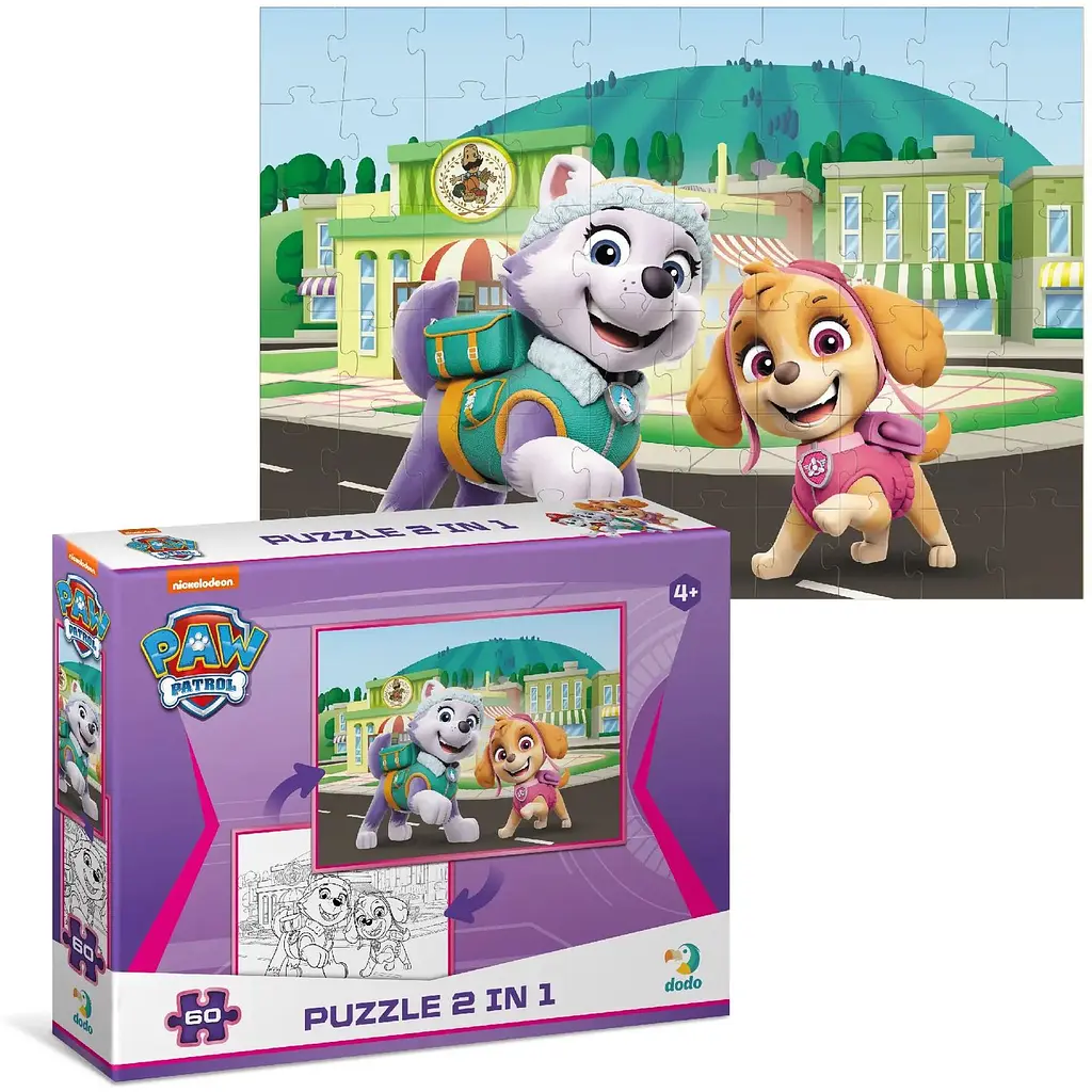 Пазл DoDo 2 в 1 Paw Patrol, 60 елементів (200161) - фото 2