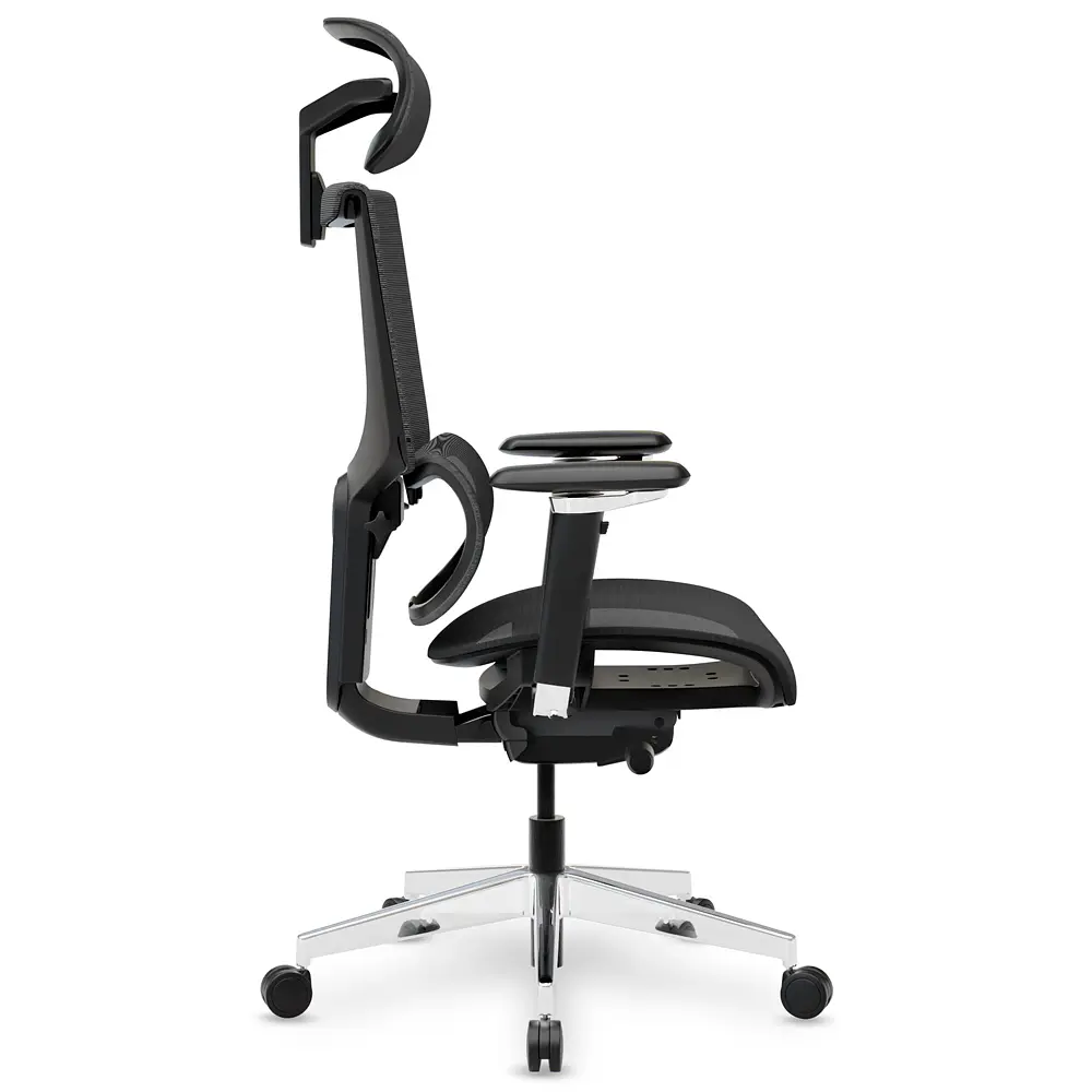 Крісло Mealux S8 Air Black (арт. HF-S8P M/B) - фото 2
