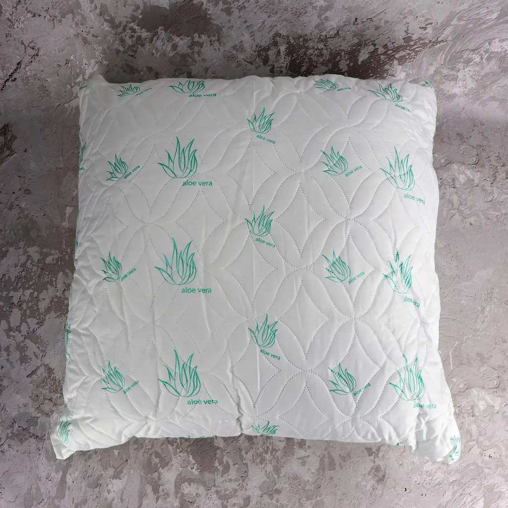 Стьобана подушка Aloe Vera на замку 70х70 від українського виробника 55095 - фото 2
