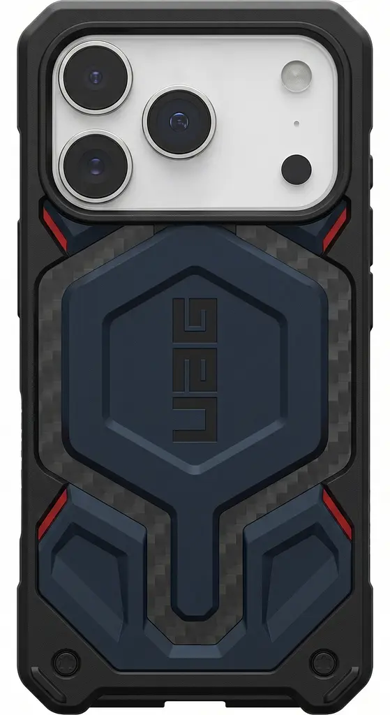 Чохол протиударний UAG Monarch Pro MagSafe для iPhone 17 Pro Max Carbon Fiber Mallard 114514115542