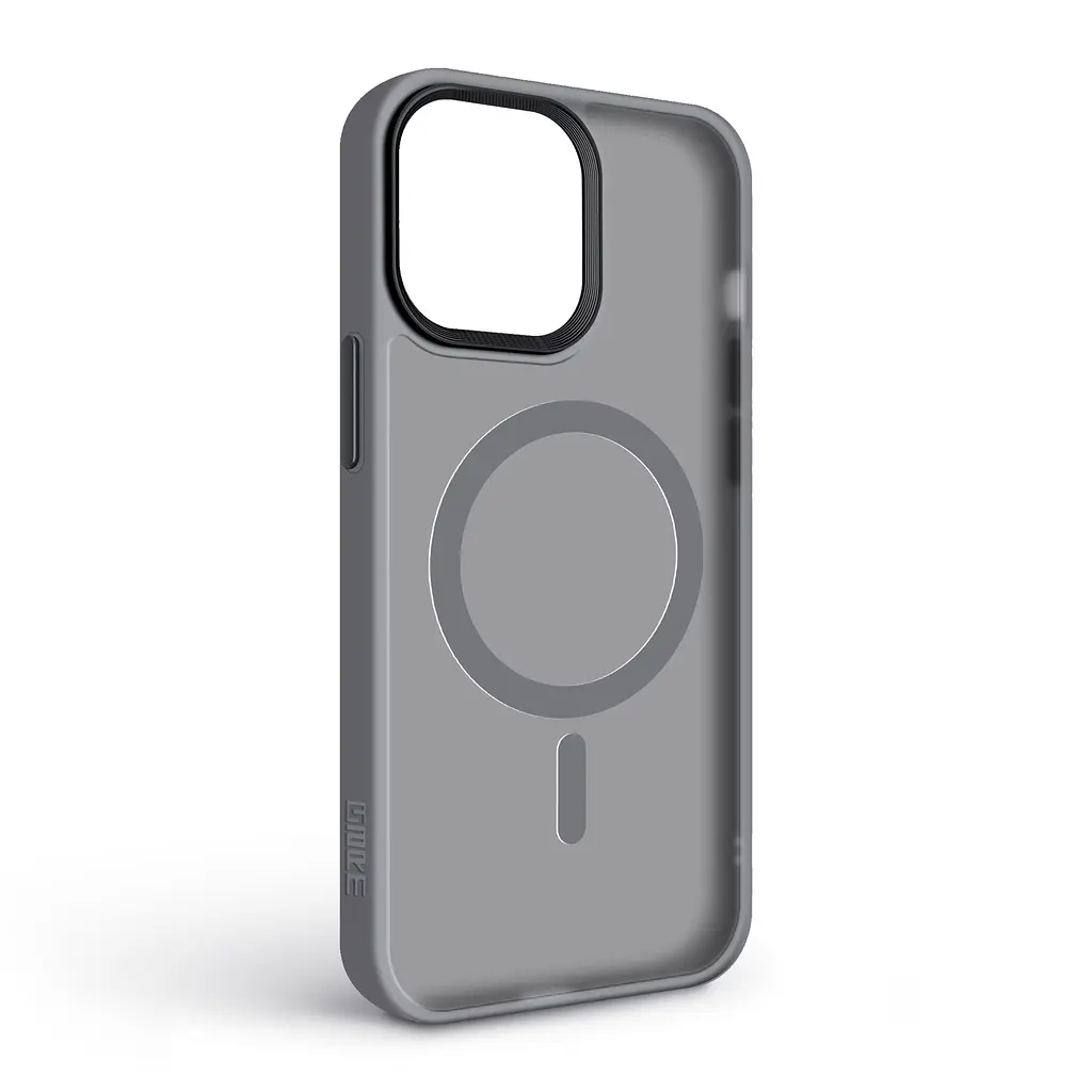 Чехол для Apple iPhone 14 Pro Max, Uniq MagCase, серый, противоударный, панель-накладка с магсейф, ударопрочный TPU+PC, с магнитом MagSafe, поддержка полноценной беспроводной зарядки, ArmorStandart (ARM75281) - фото 2