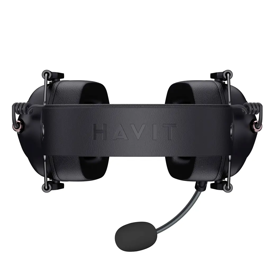 HAVIT HV-H2033d Black - ігрова гарнітура з 50 мм драйверами та знімним мікрофоном, Чорний - фото 6