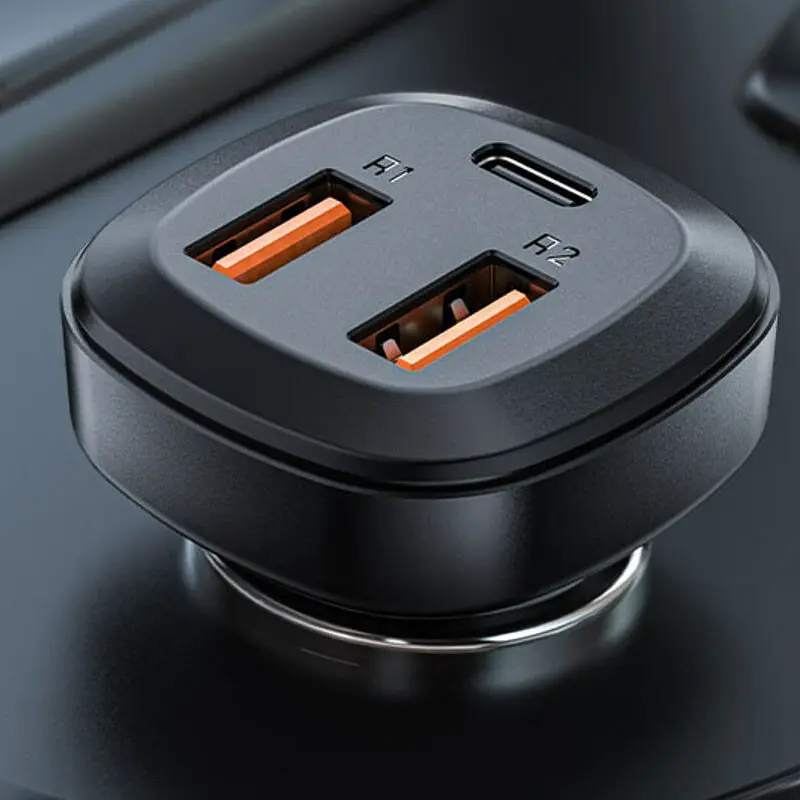 АЗП B9 PD36W+QC4.0 66W (2USB-A/1C) Black Acefast teh0029950 - фото 4