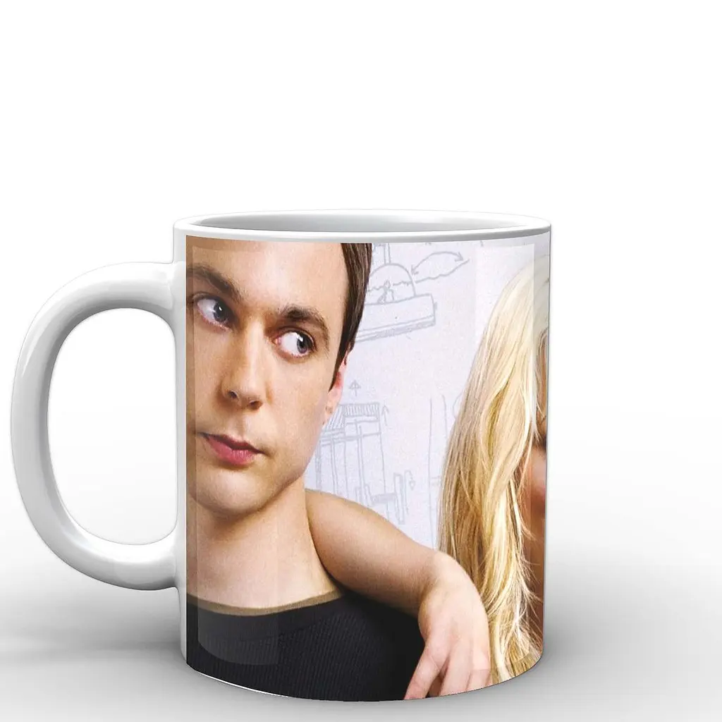 Кружка GeekLand Теория большого взрыва The Big Bang Theory Пенни Шелдон и Леонард BB.002.31 330 мл белая - фото 2