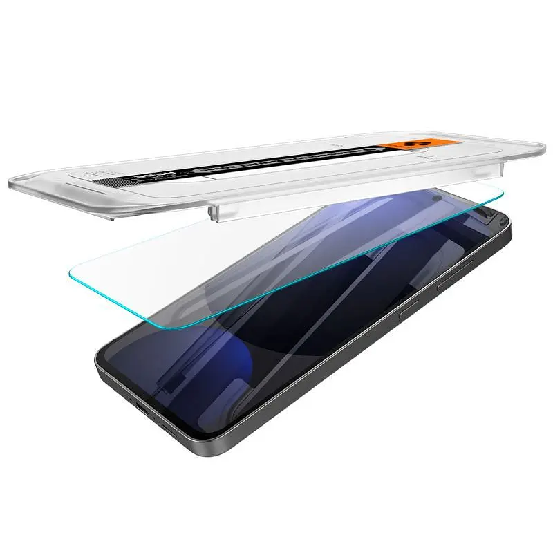 Захисне скло Spigen Glass tR EZ Fit Transparency для Samsung Galaxy S24 FE 2 шт. (AGL08729) - фото 5