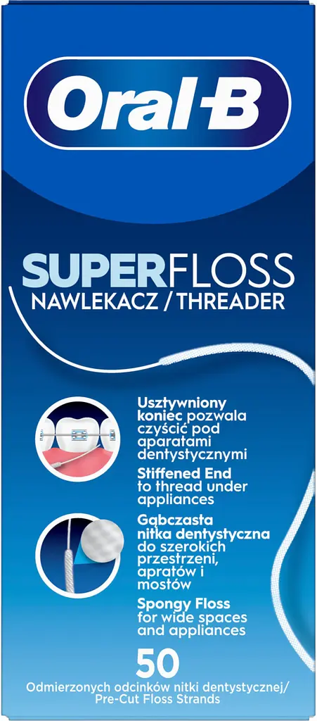 Зубная нить Oral-B Superfloss 50 шт. - фото 2